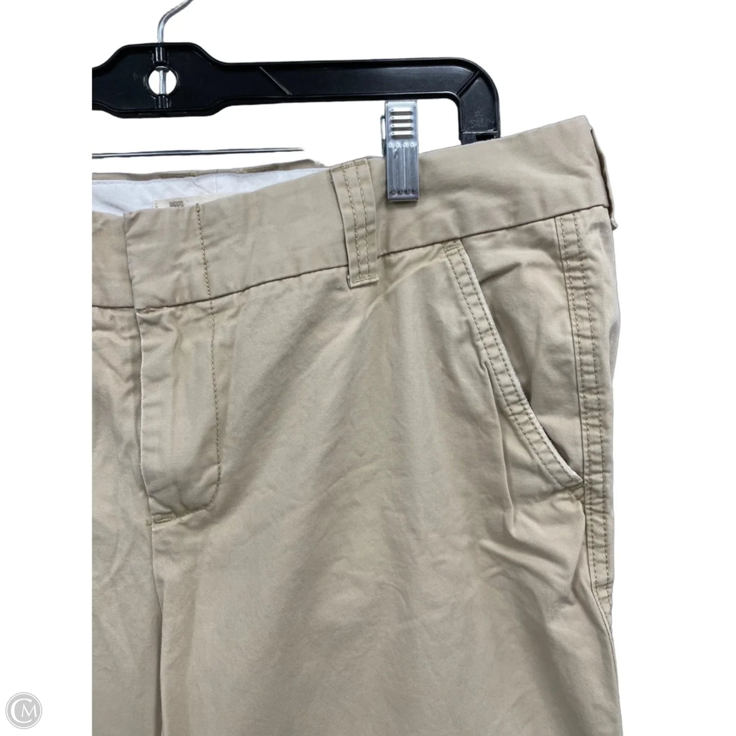 Pants Cropped By Clothes Mentor In Tan, Size: 14