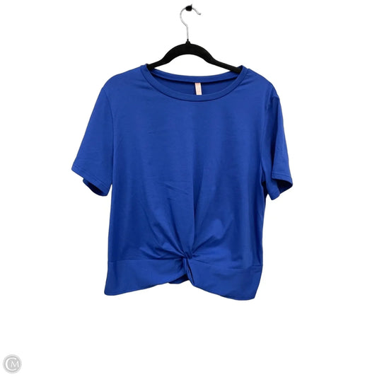 Top Short Sleeve By Clothes Mentor In Blue, Size: Xl