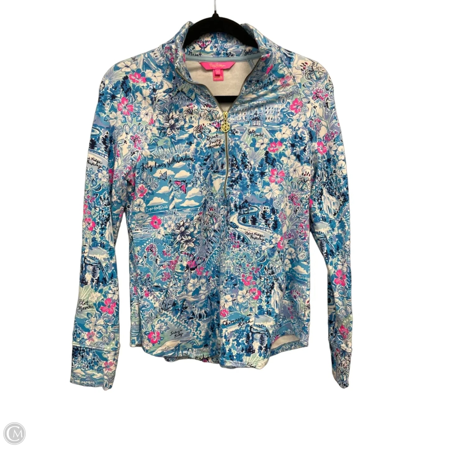 Jacket Designer By Lilly Pulitzer In Blue, Size: Xs