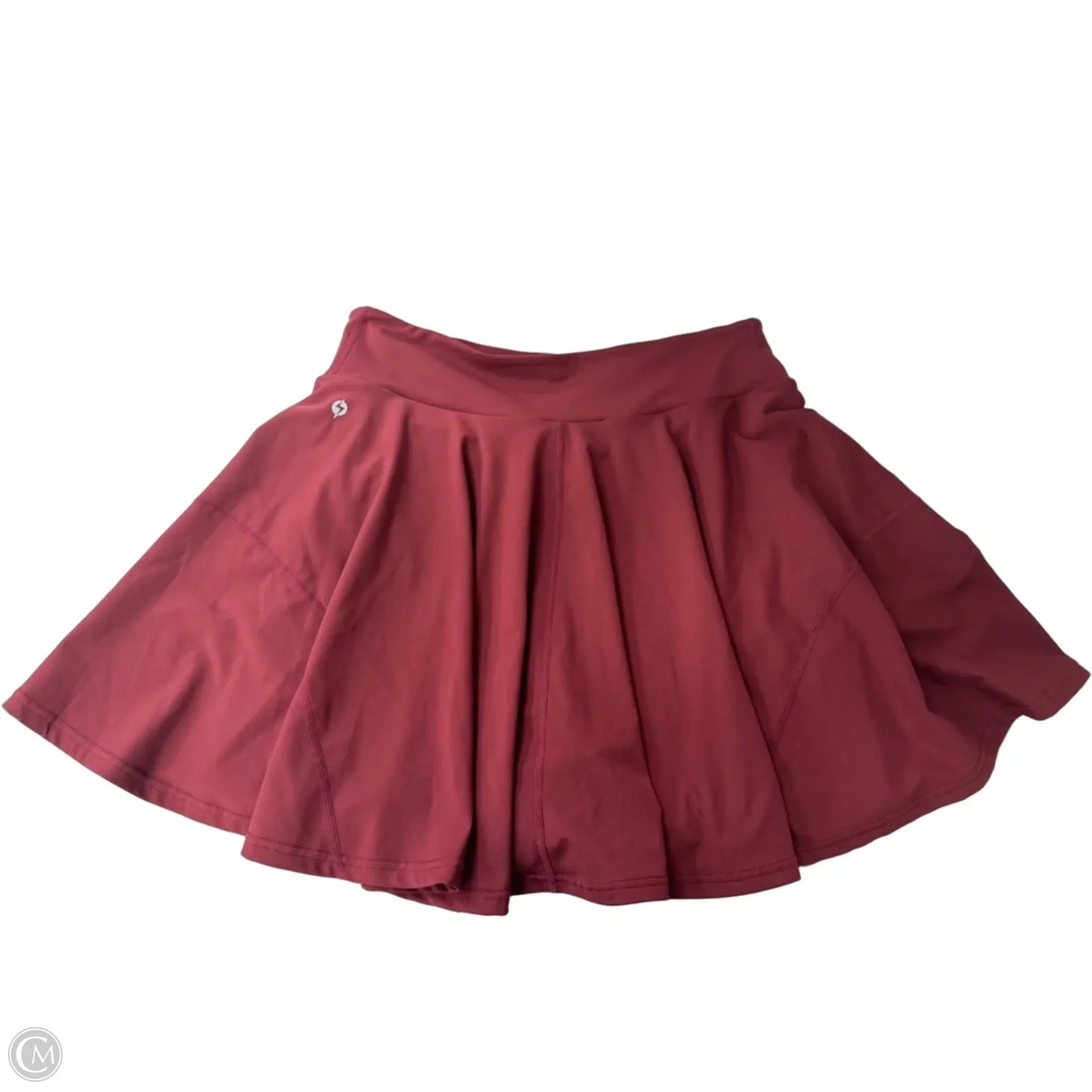 Athletic Skort By Clothes Mentor In Red, Size: 1x