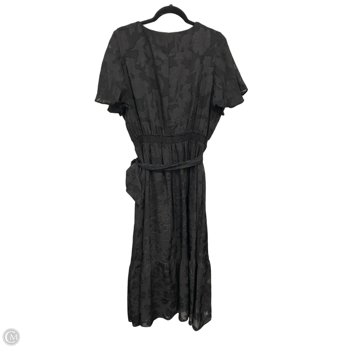 Dress Casual Maxi By Kasper In Black, Size: 1x