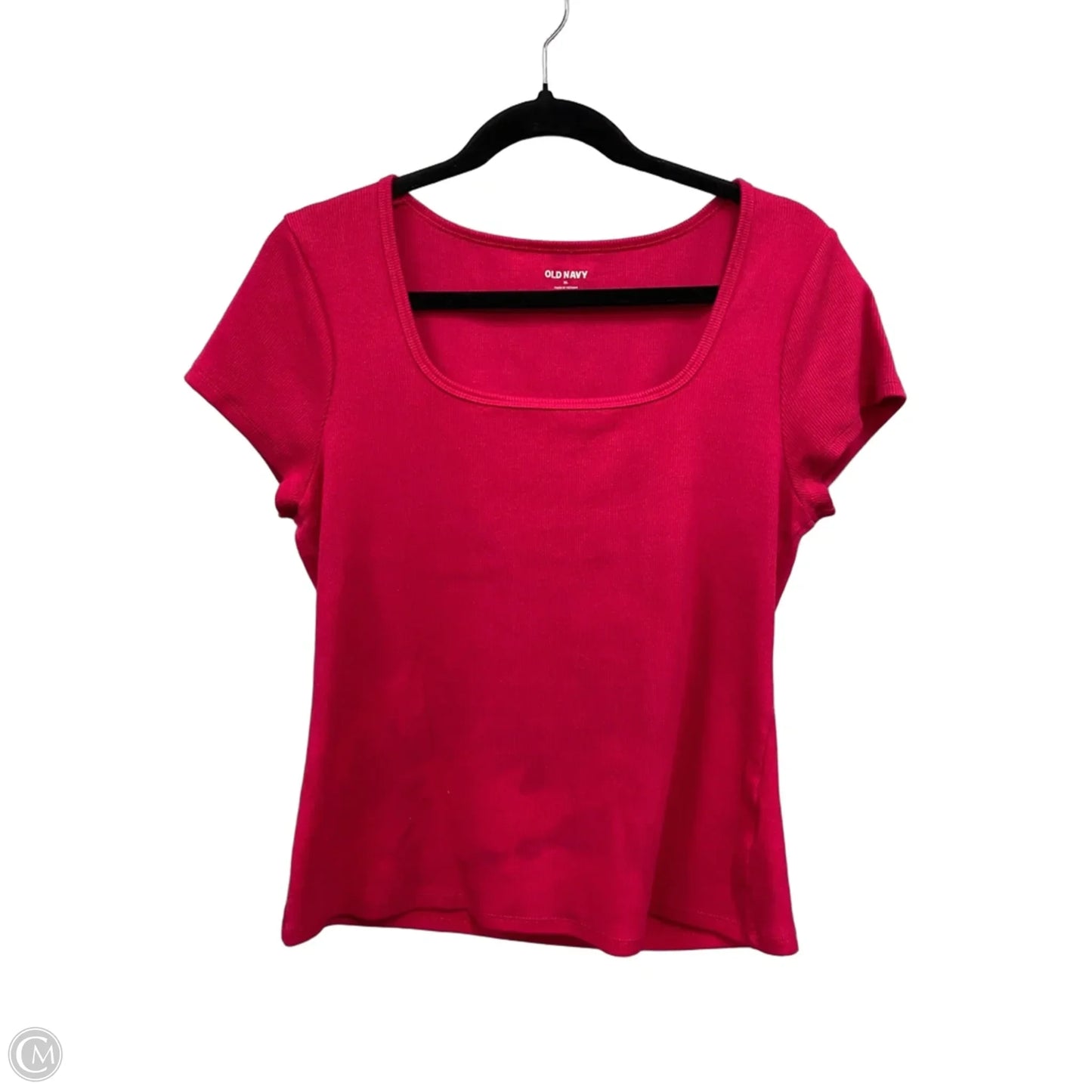 Top Short Sleeve By Old Navy In Pink, Size: Xl