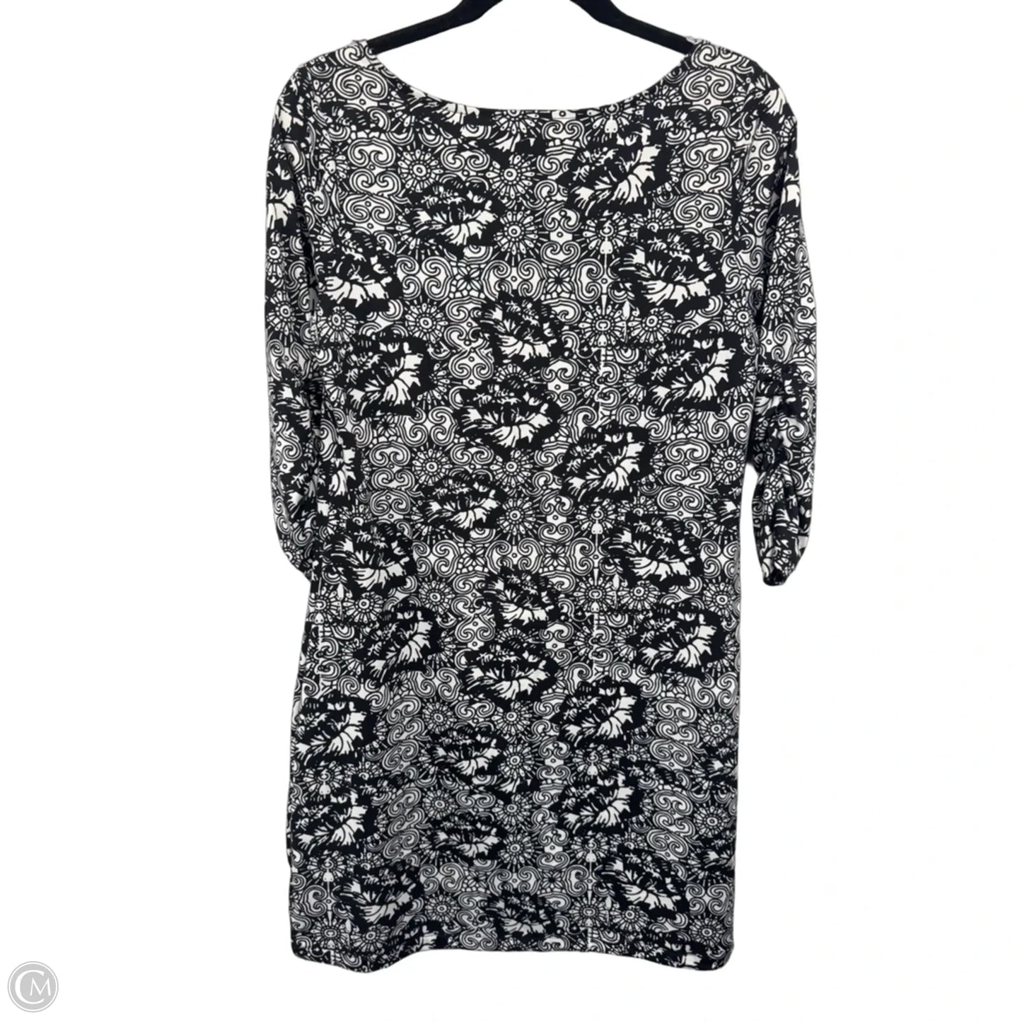 Dress Casual Midi By Soybu In Black & White, Size: M