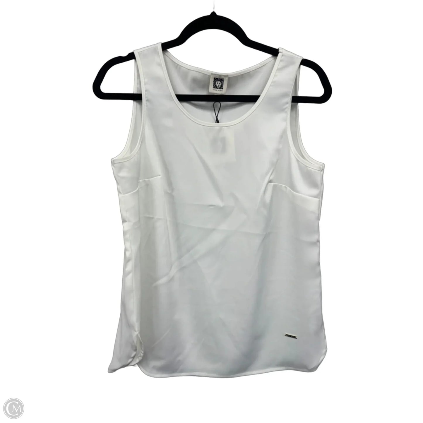 Top Sleeveless By Anne Klein In White, Size: S