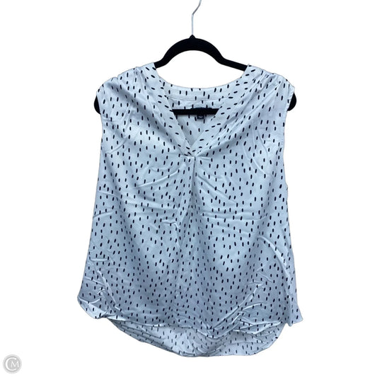 Top Sleeveless By Alfani In White, Size: Xl