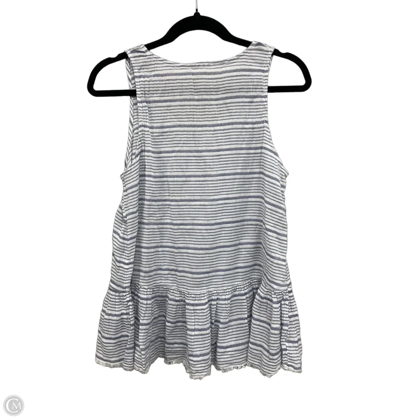 Top Sleeveless By Beachlunchlounge In Striped Pattern, Size: L