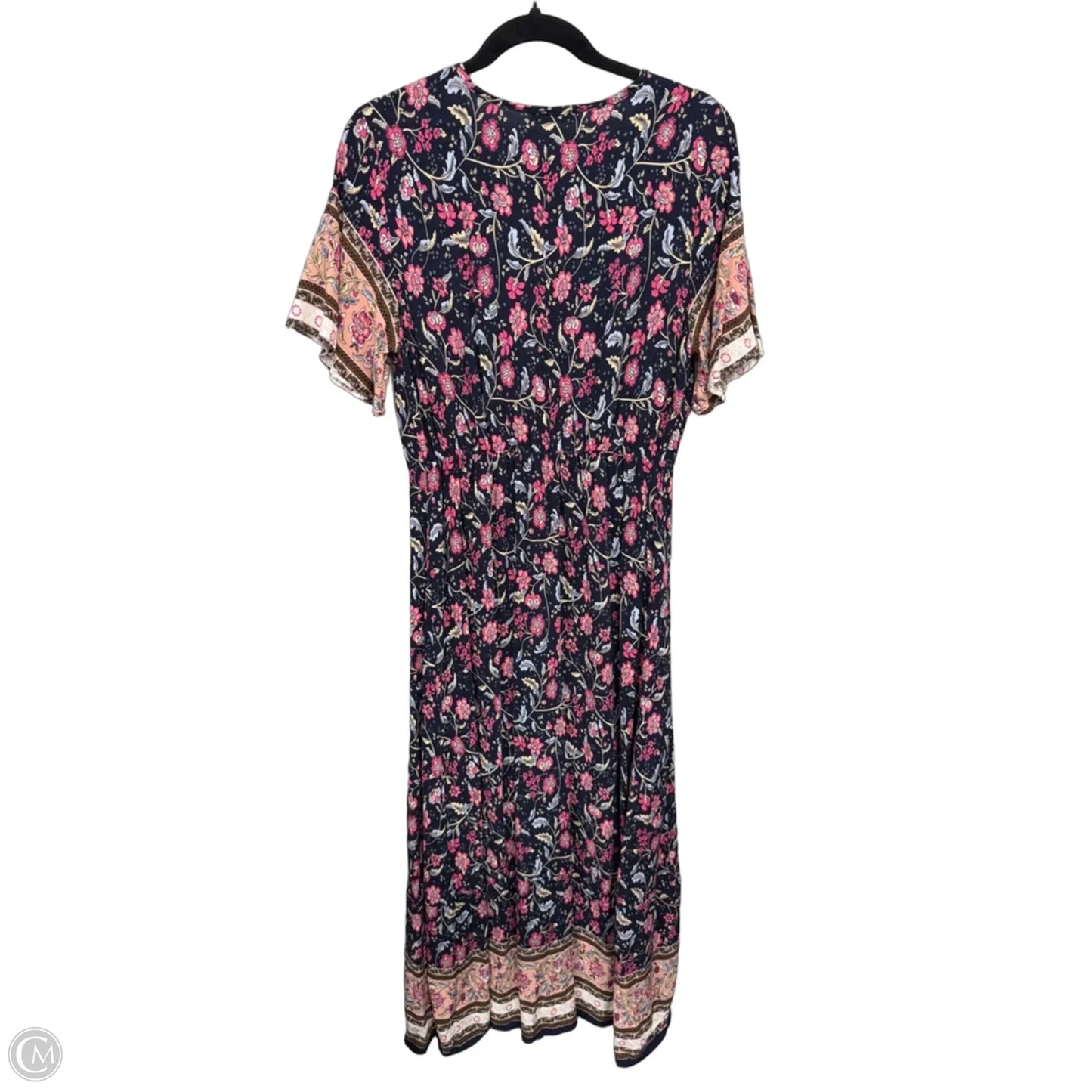 Dress Casual Maxi By Prettygarden In Blue & Pink, Size: M