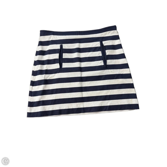 Skirt Midi By Draper James In Blue & White, Size: 8