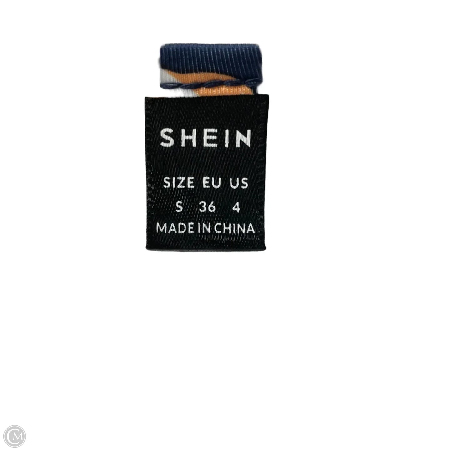 Dress Casual Midi By Shein In Blue & Orange, Size: S