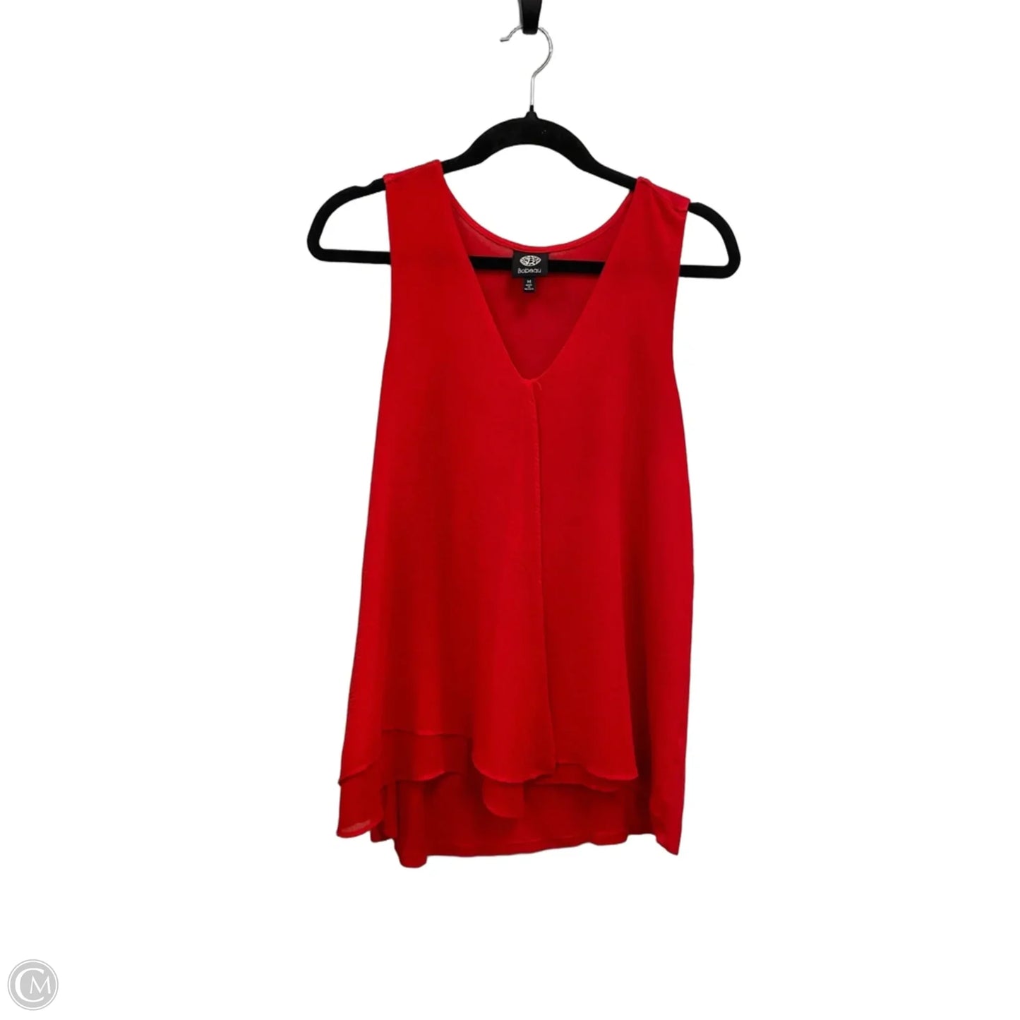 Top Sleeveless By Bobeau In Red, Size: M