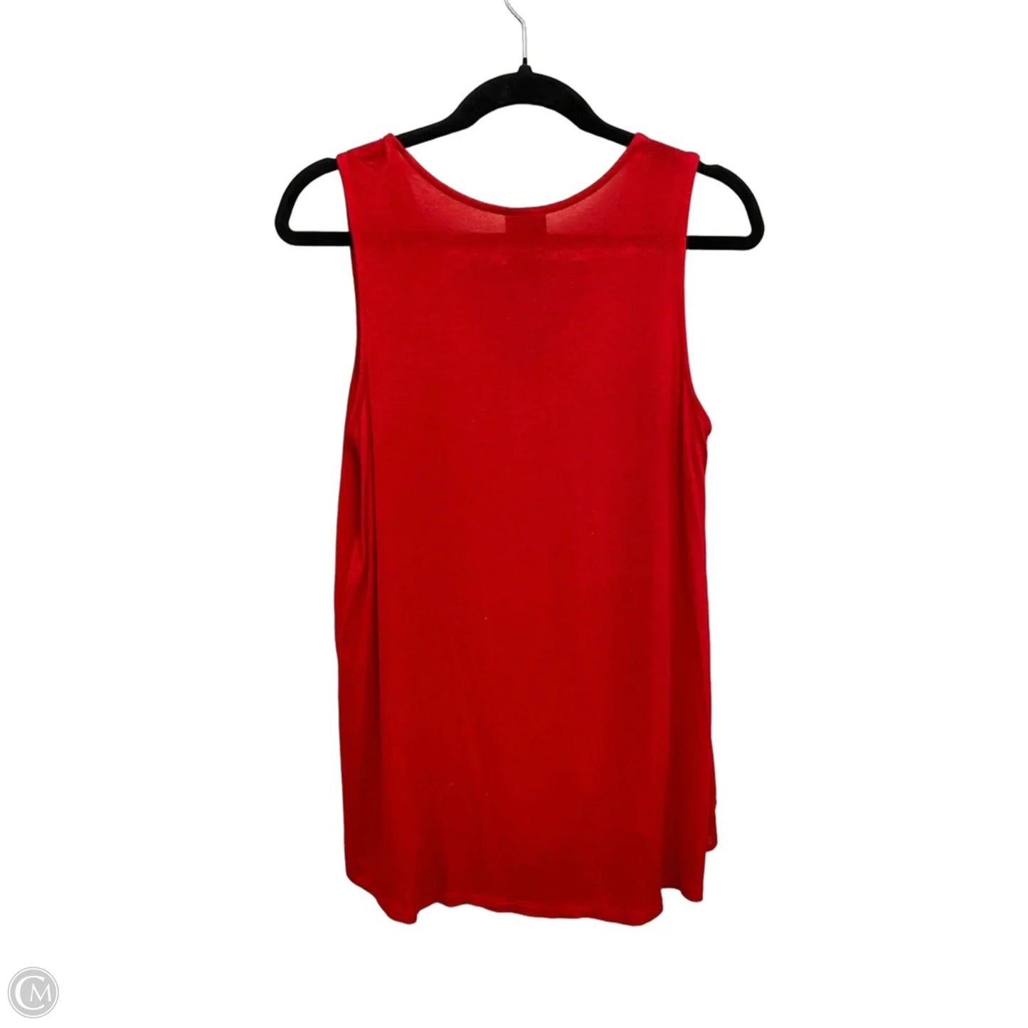 Top Sleeveless By Bobeau In Red, Size: M