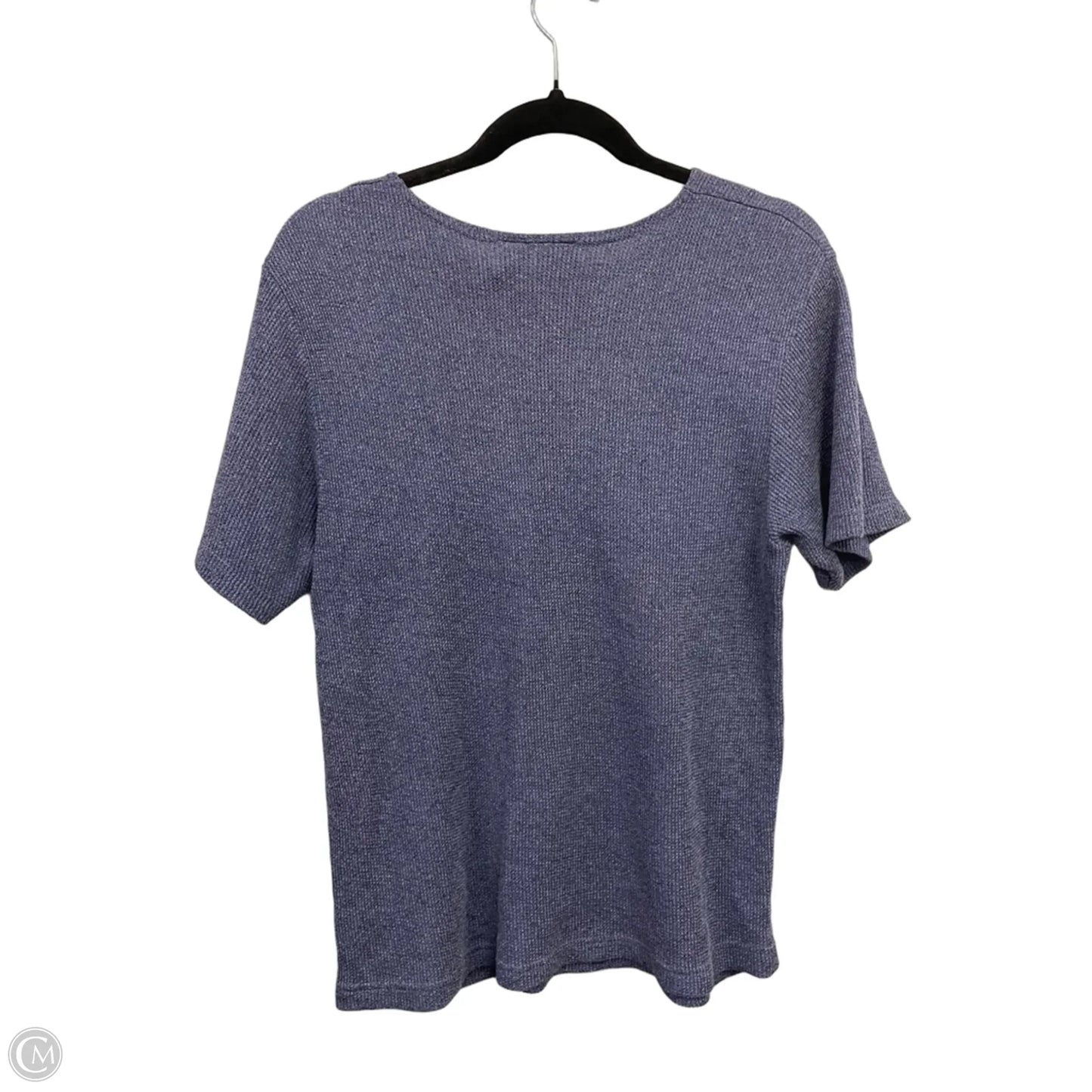 Top Short Sleeve Basic By Jason Maxwell In Blue, Size: L