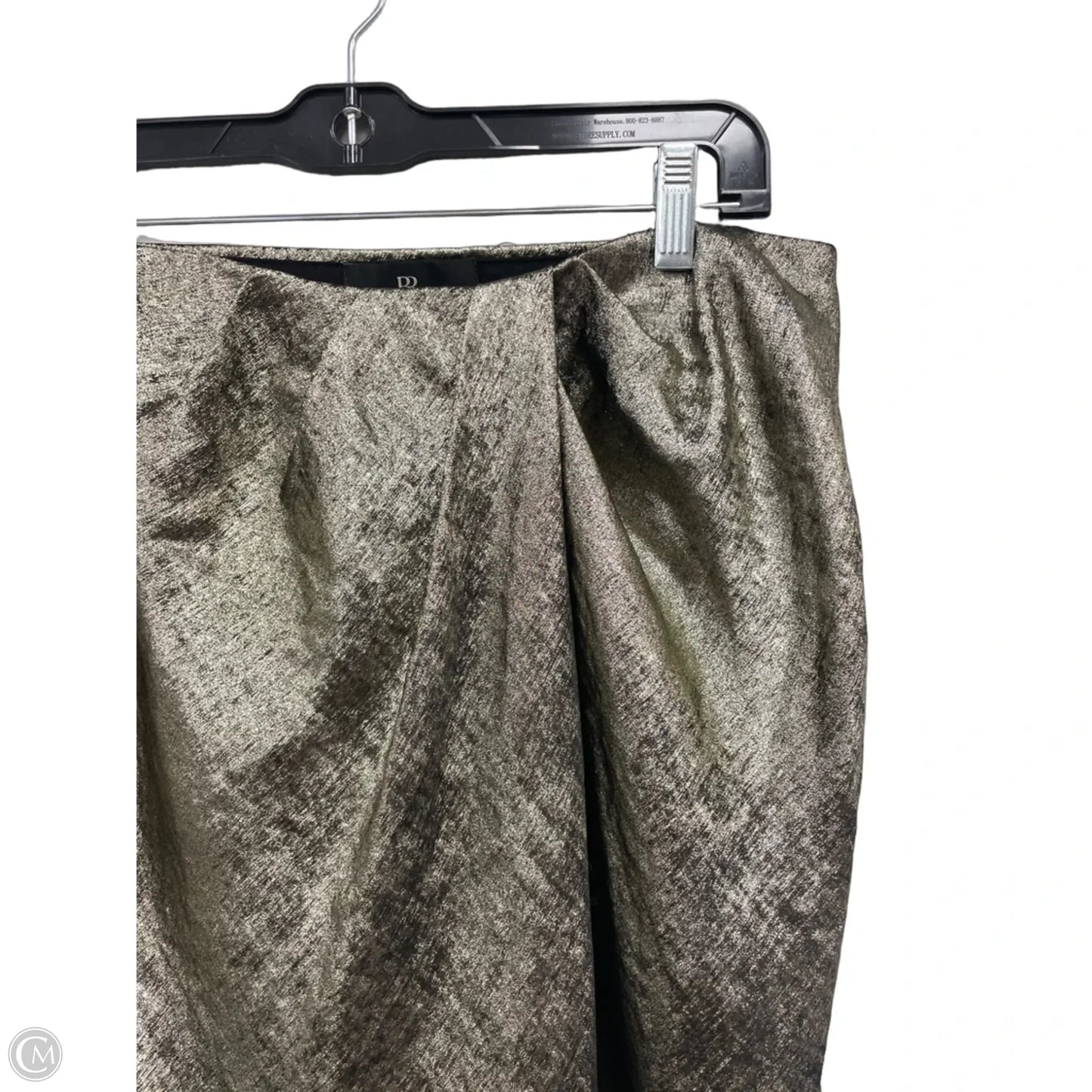 Skirt Midi By Clothes Mentor In Gold, Size: Xs