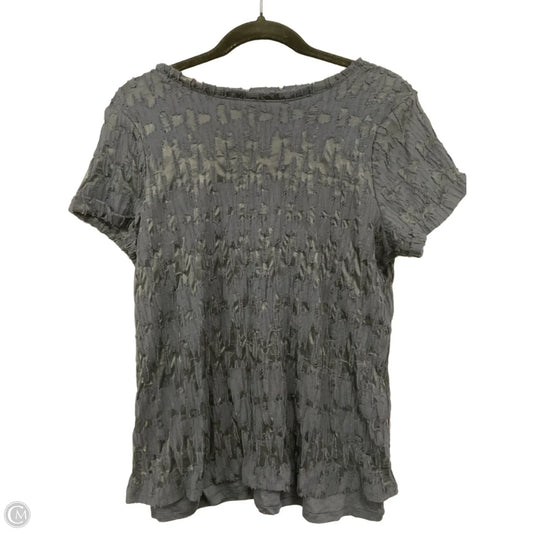 Top Short Sleeve By Simply Vera In Blue, Size: S