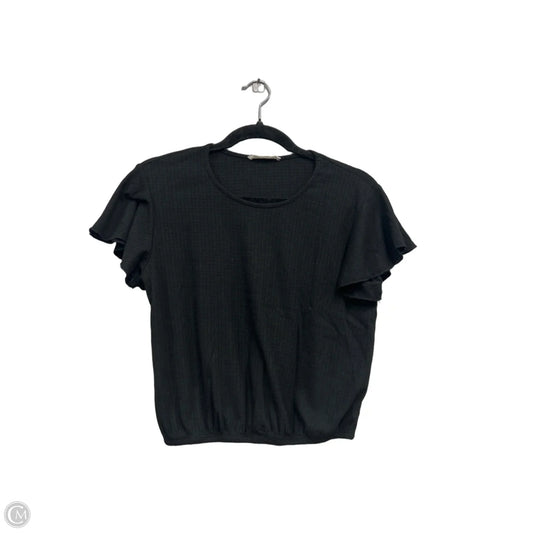 Top Short Sleeve By Caution To The Wind In Black, Size: Xs