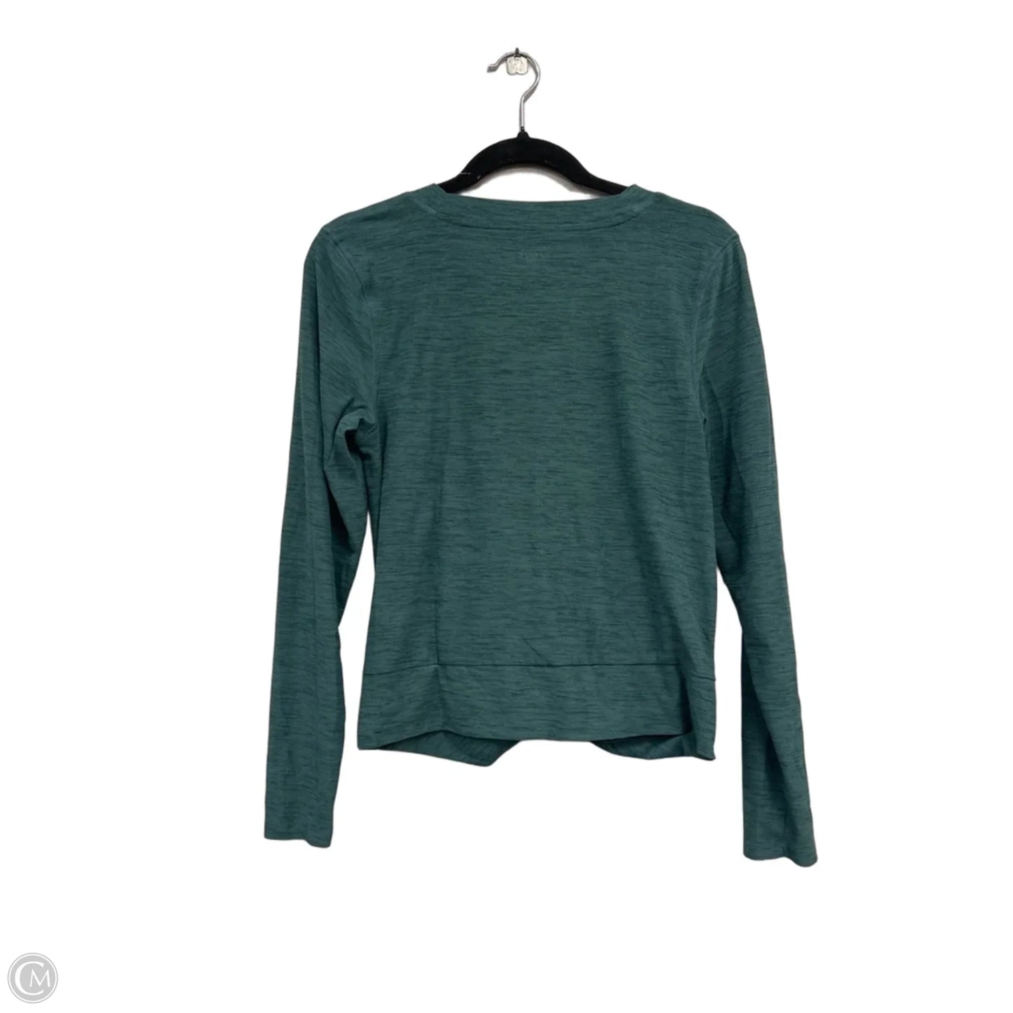 Athletic Top Long Sleeve Crewneck By Old Navy In Green, Size: M