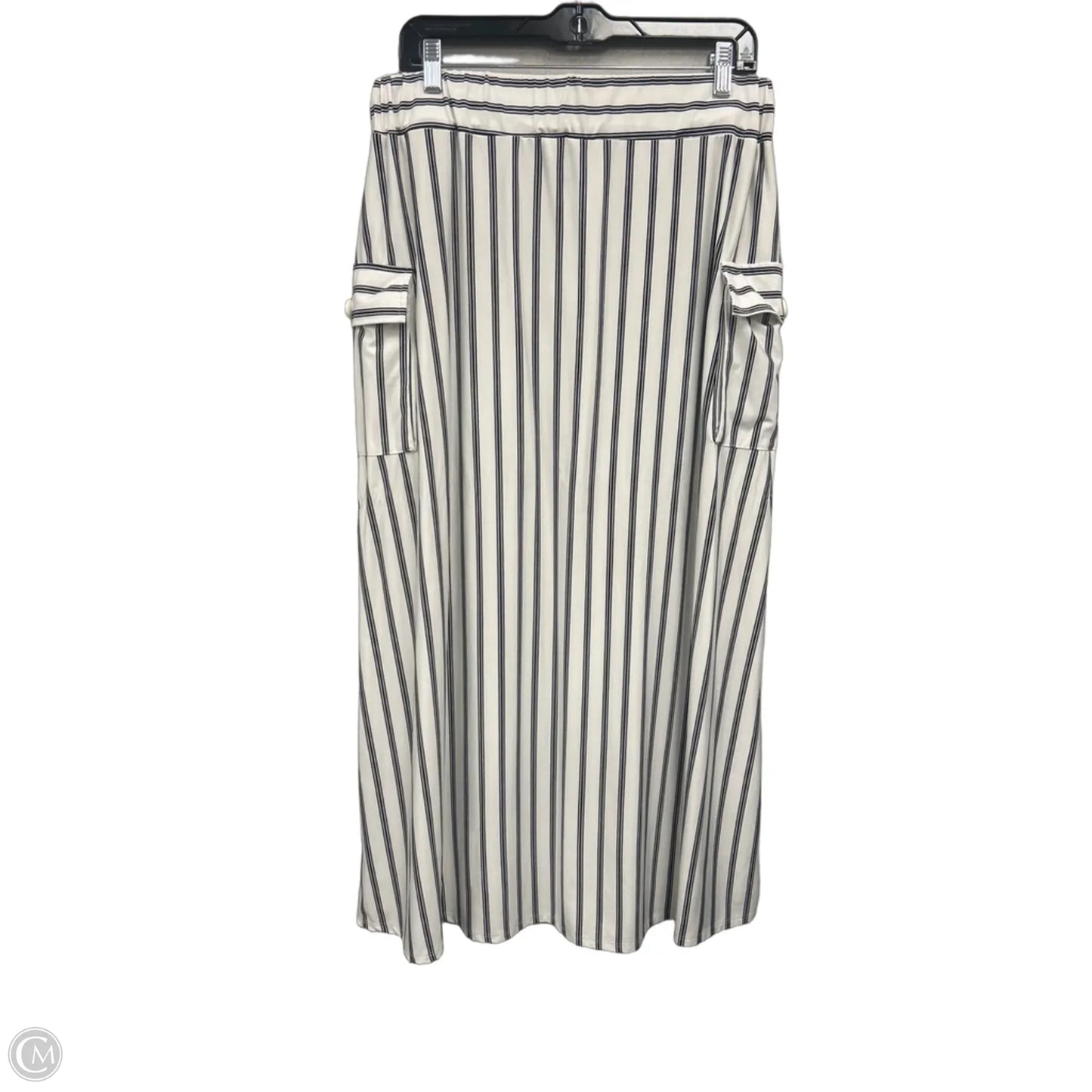 Skirt Midi By Robert Louis In Black & White, Size: L