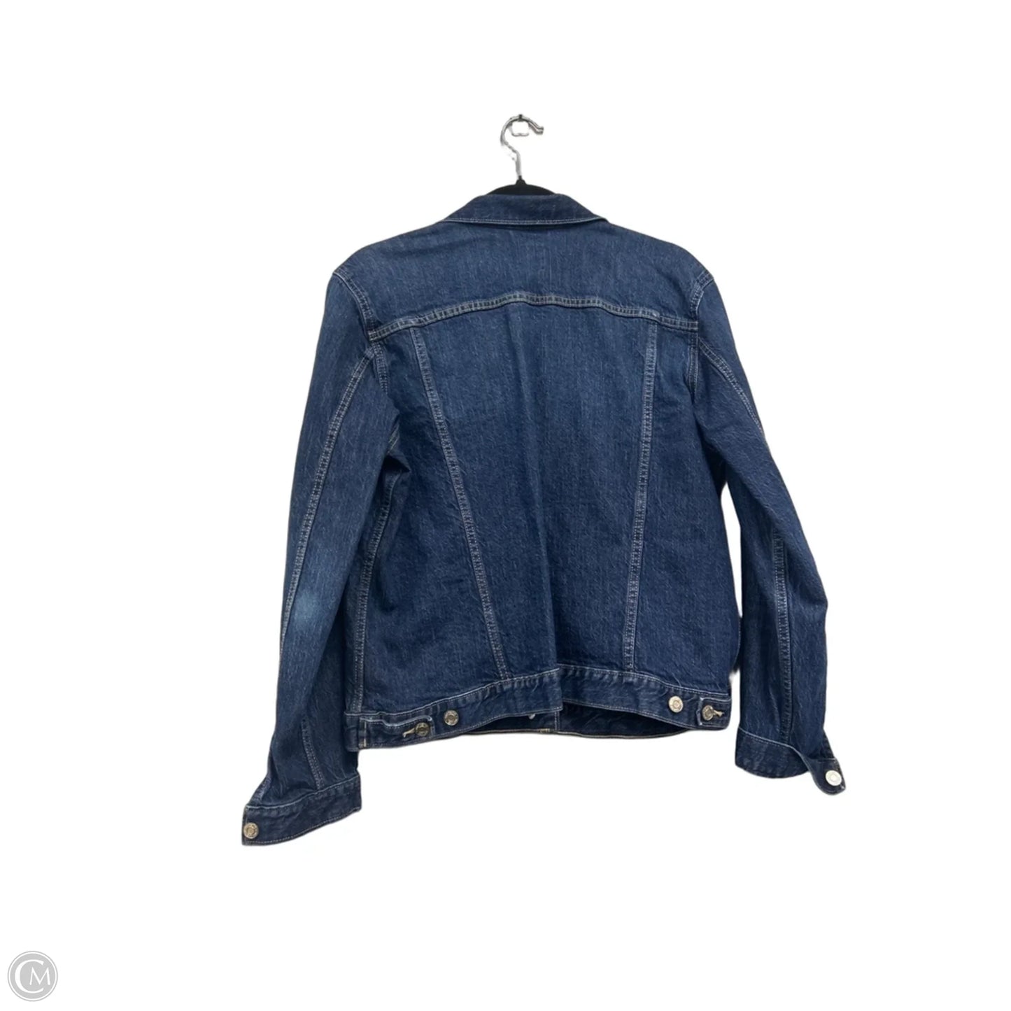 Jacket Denim By Gap In Blue Denim, Size: Xl