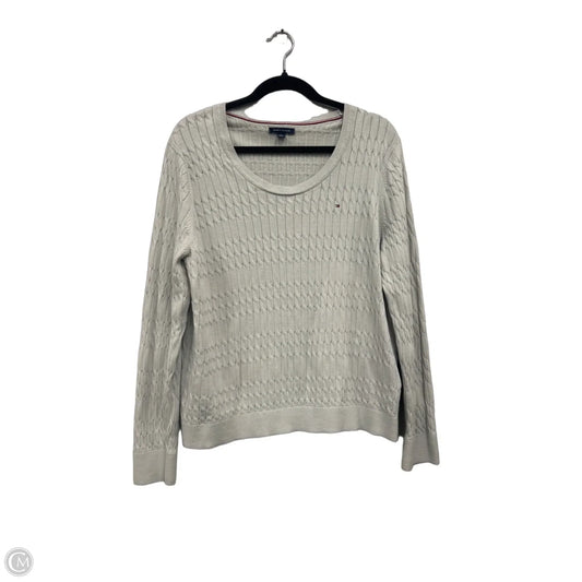 Sweater By Tommy Hilfiger In Grey, Size: Xl