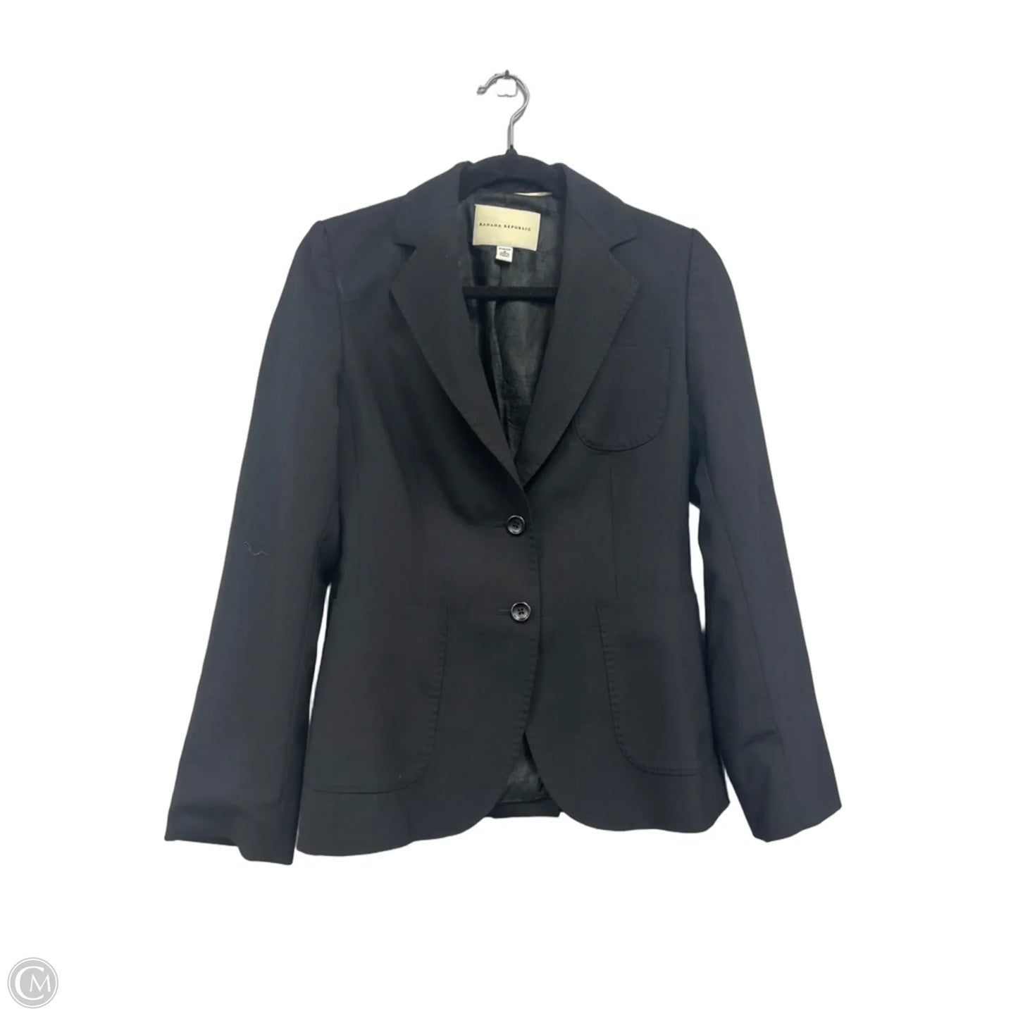 Blazer By Banana Republic In Black, Size: 4