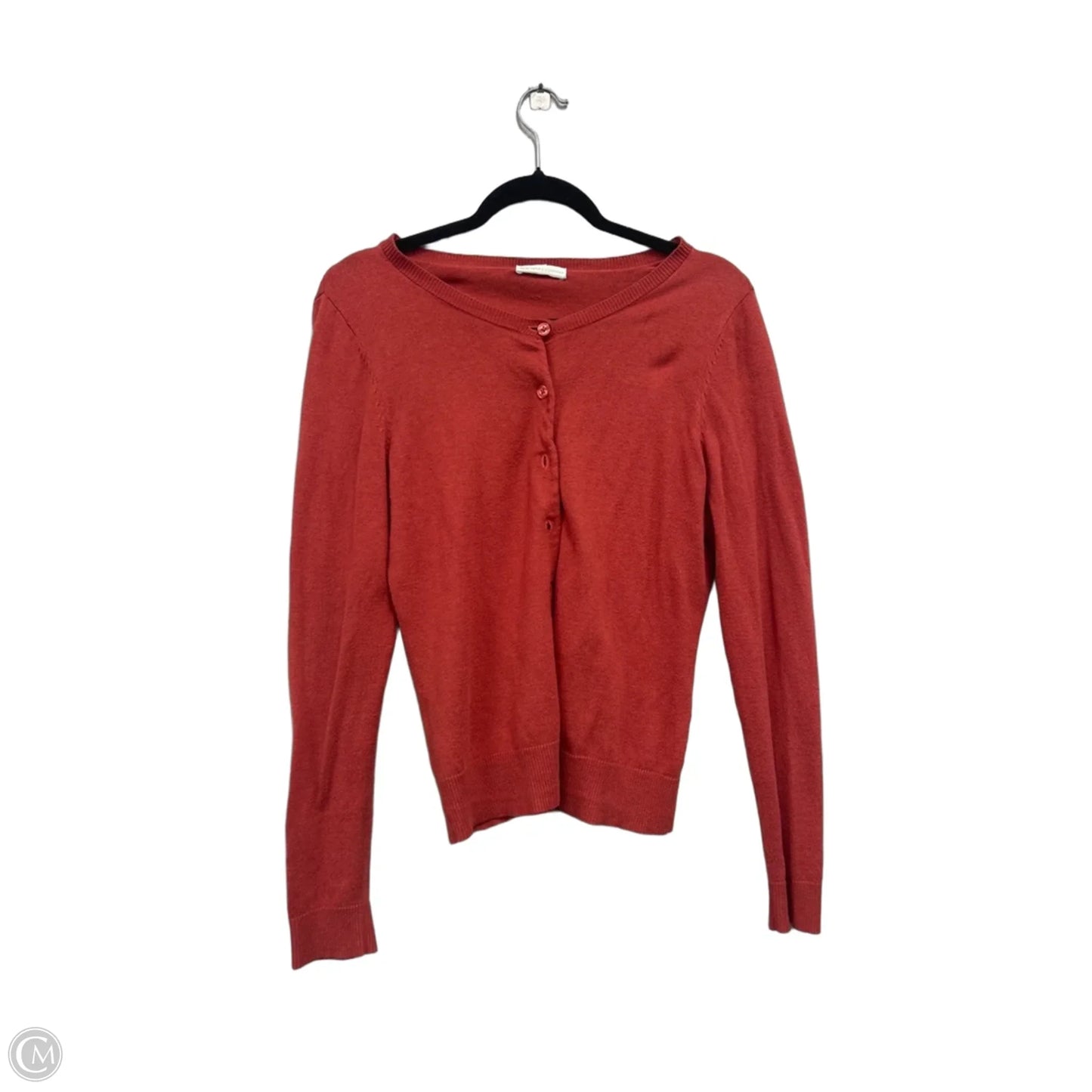 Sweater Cardigan By New York And Co In Red, Size: M