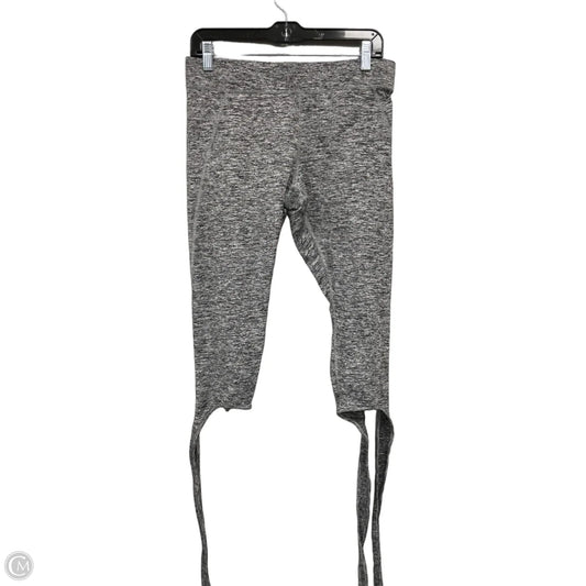 Athletic Leggings Capris By Mossimo In Grey, Size: L
