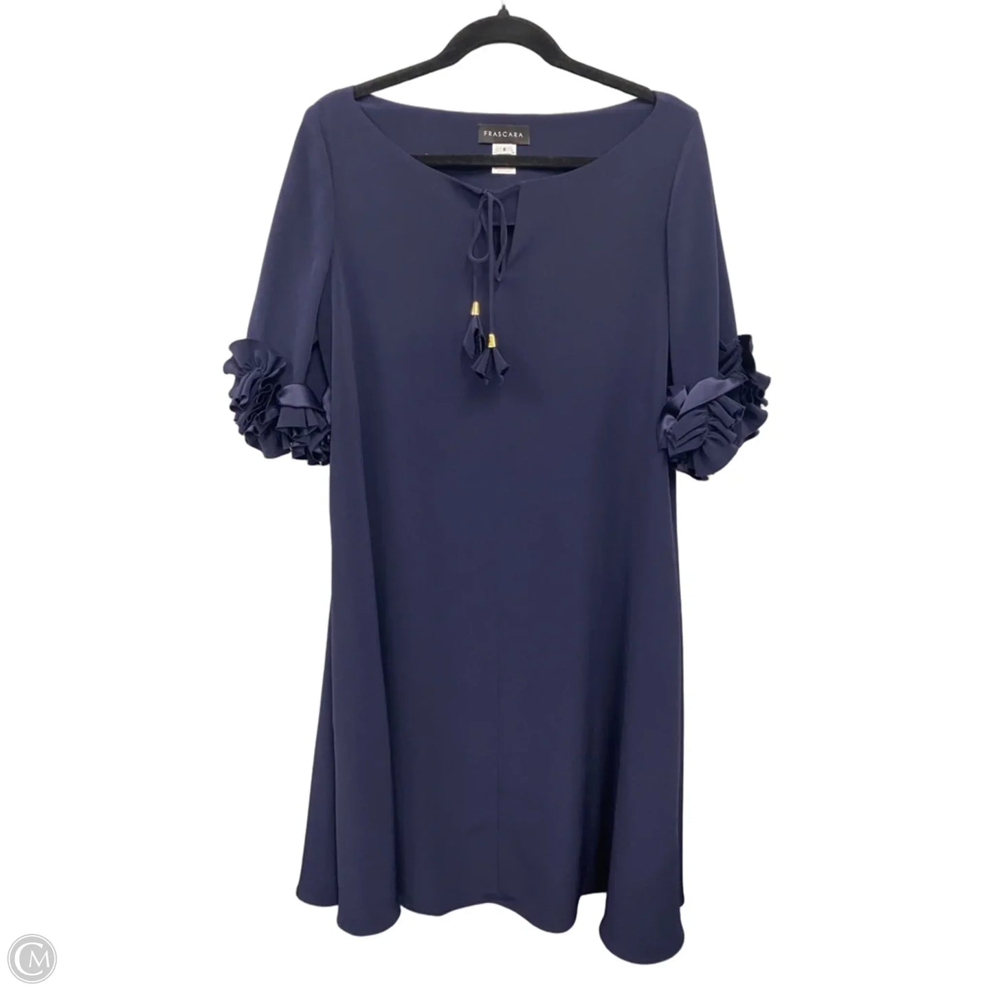 Dress Casual Midi By Clothes Mentor In Navy, Size: 8