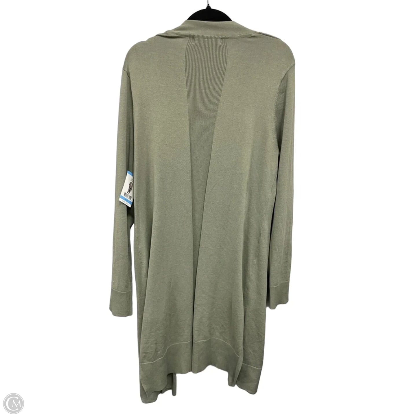 Sweater Cardigan By Clothes Mentor In Green, Size: L