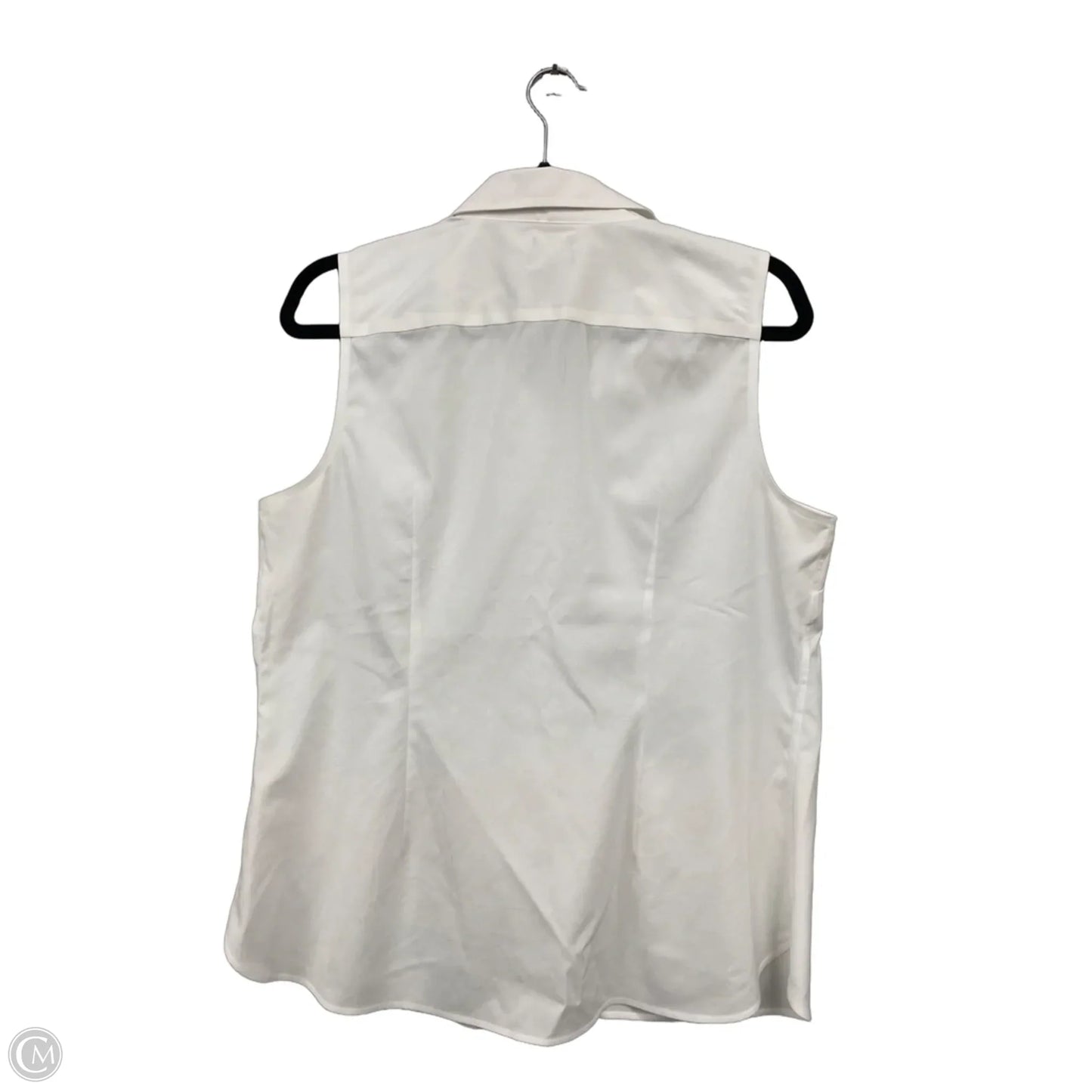 Top Sleeveless By Talbots In White, Size: 12p