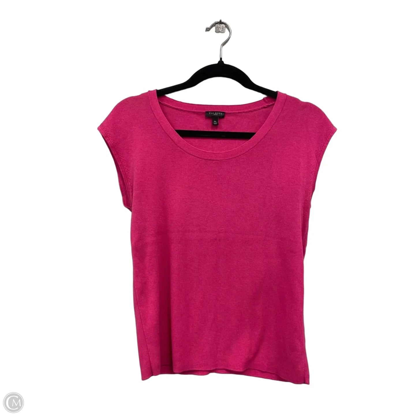 Top Short Sleeve By Talbots In Pink, Size: M