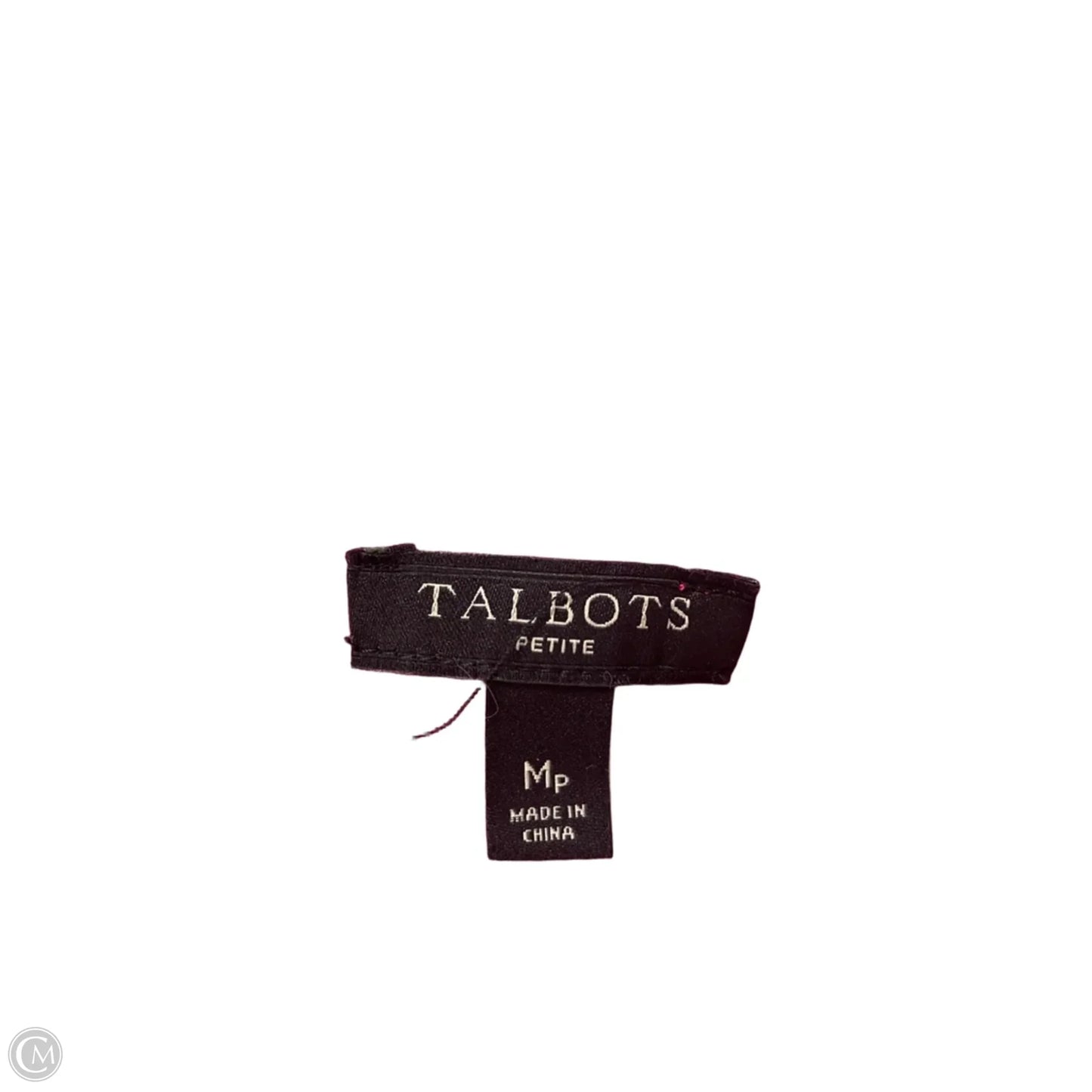Top Short Sleeve By Talbots In Pink, Size: M