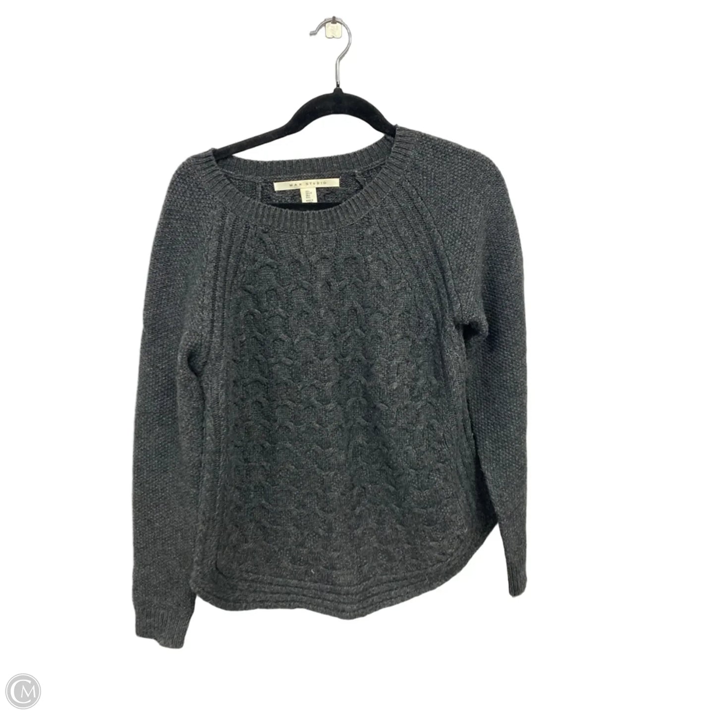 Sweater By Max Studio In Grey, Size: L