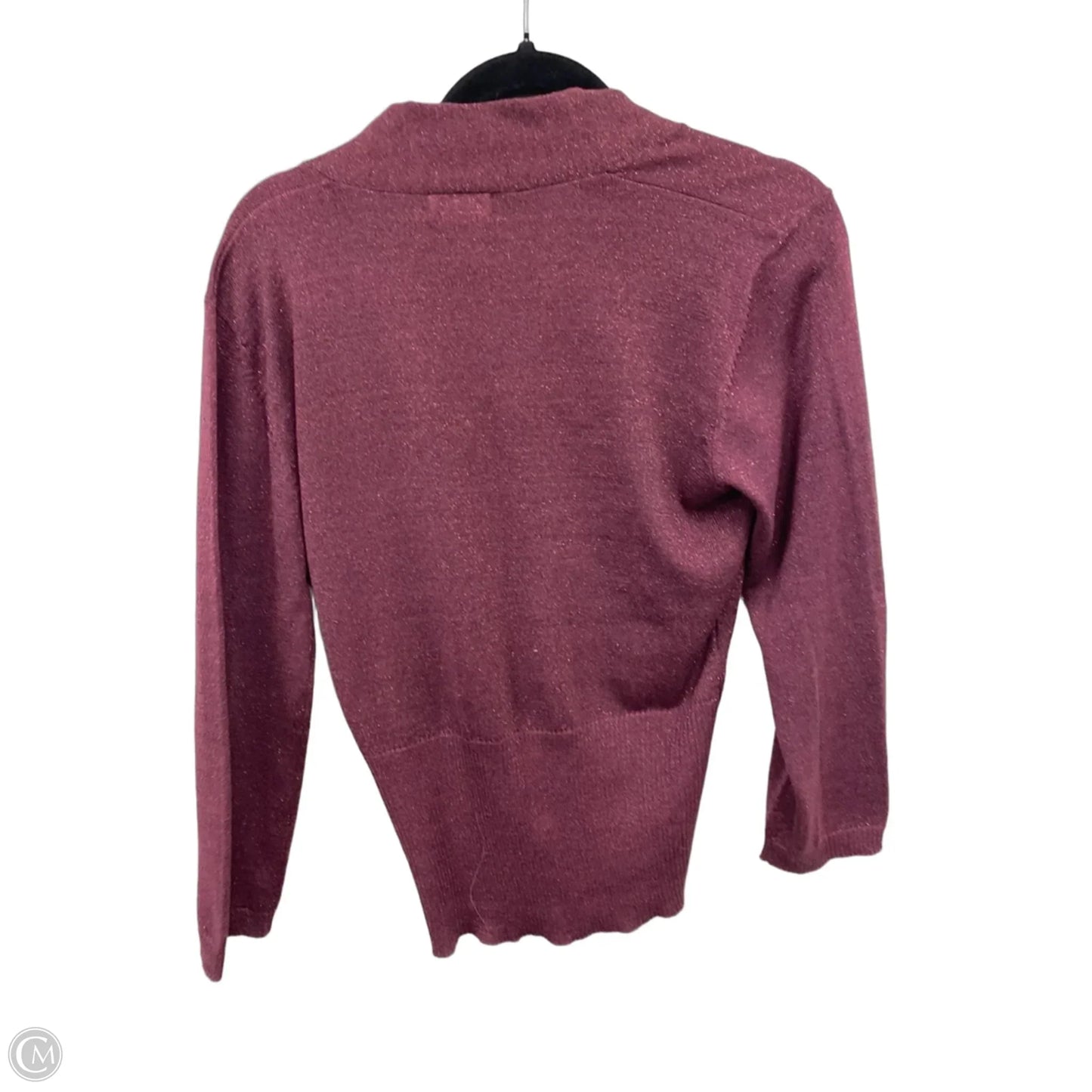 Top Long Sleeve By George In Purple, Size: L