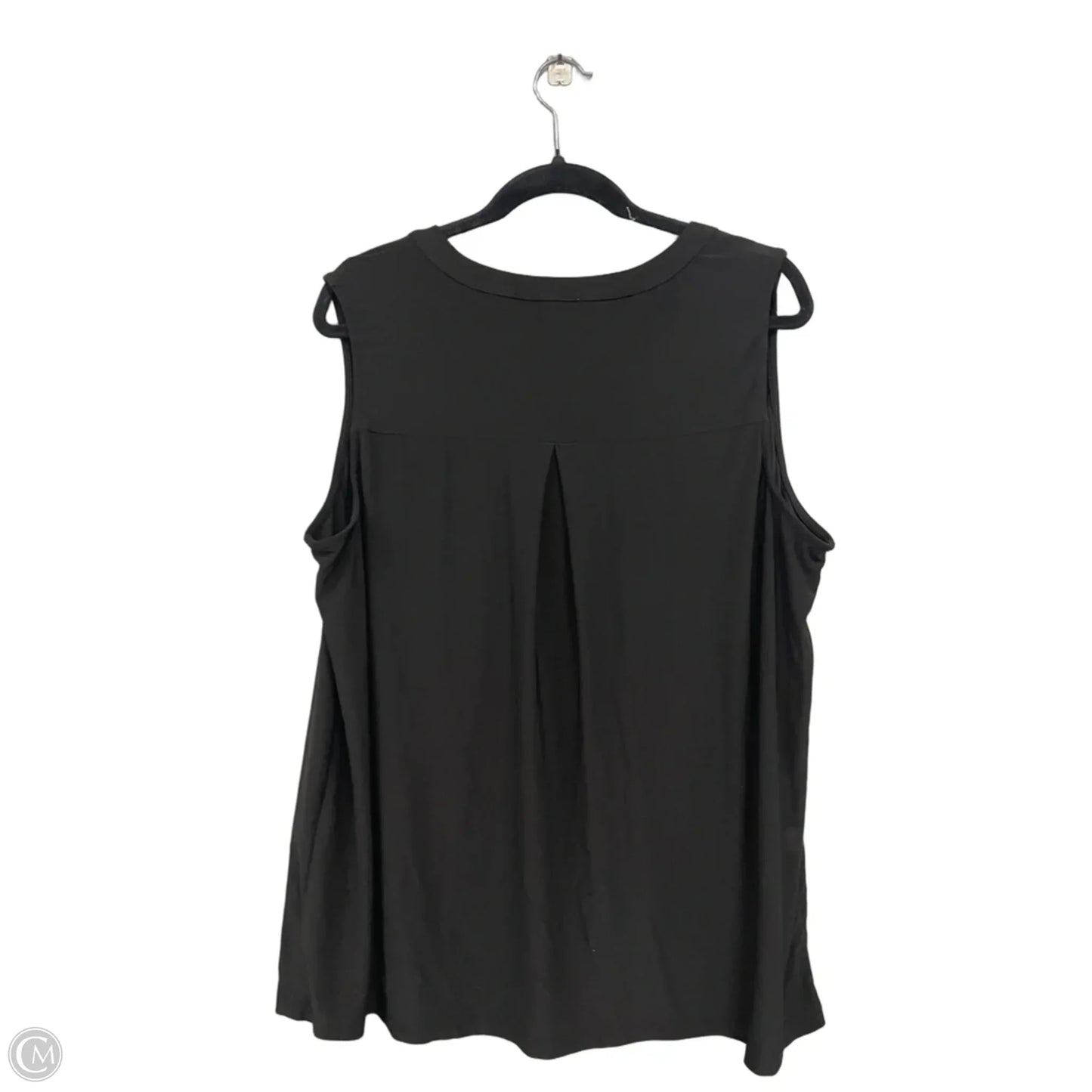 Top Sleeveless By Carmen By Carmen Marc Valvo In Black, Size: 14