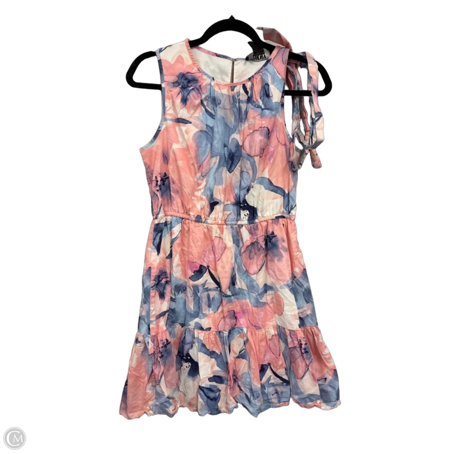 Dress Casual Short By Dkny In Blue & Pink, Size: 10