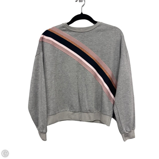 Top Long Sleeve By Ted Baker In Grey & Purple, Size: S