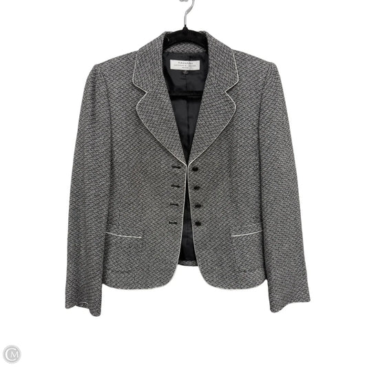 Blazer By Tahari In Black & White, Size: 6p