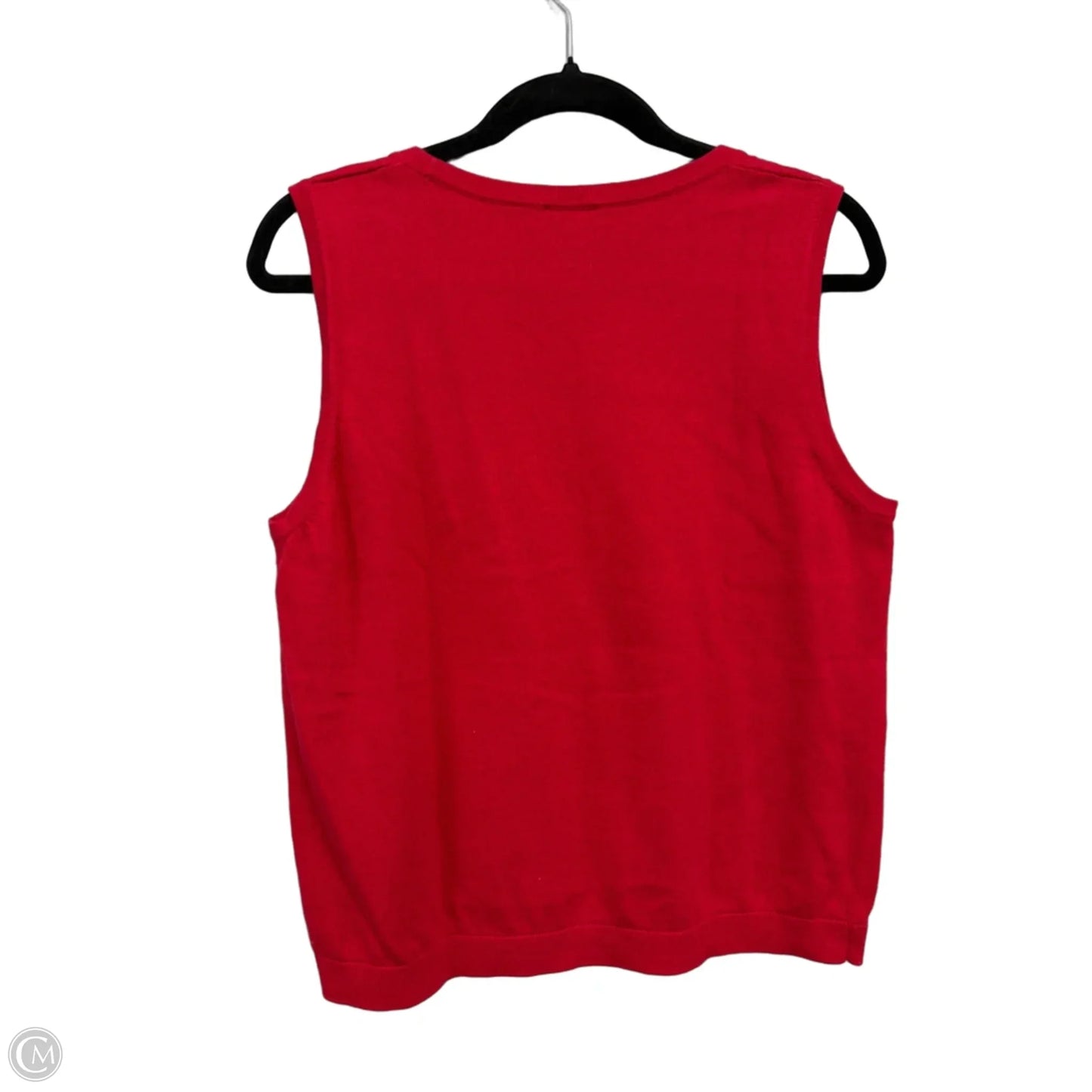 Top Sleeveless By Talbots In Red, Size: Xl