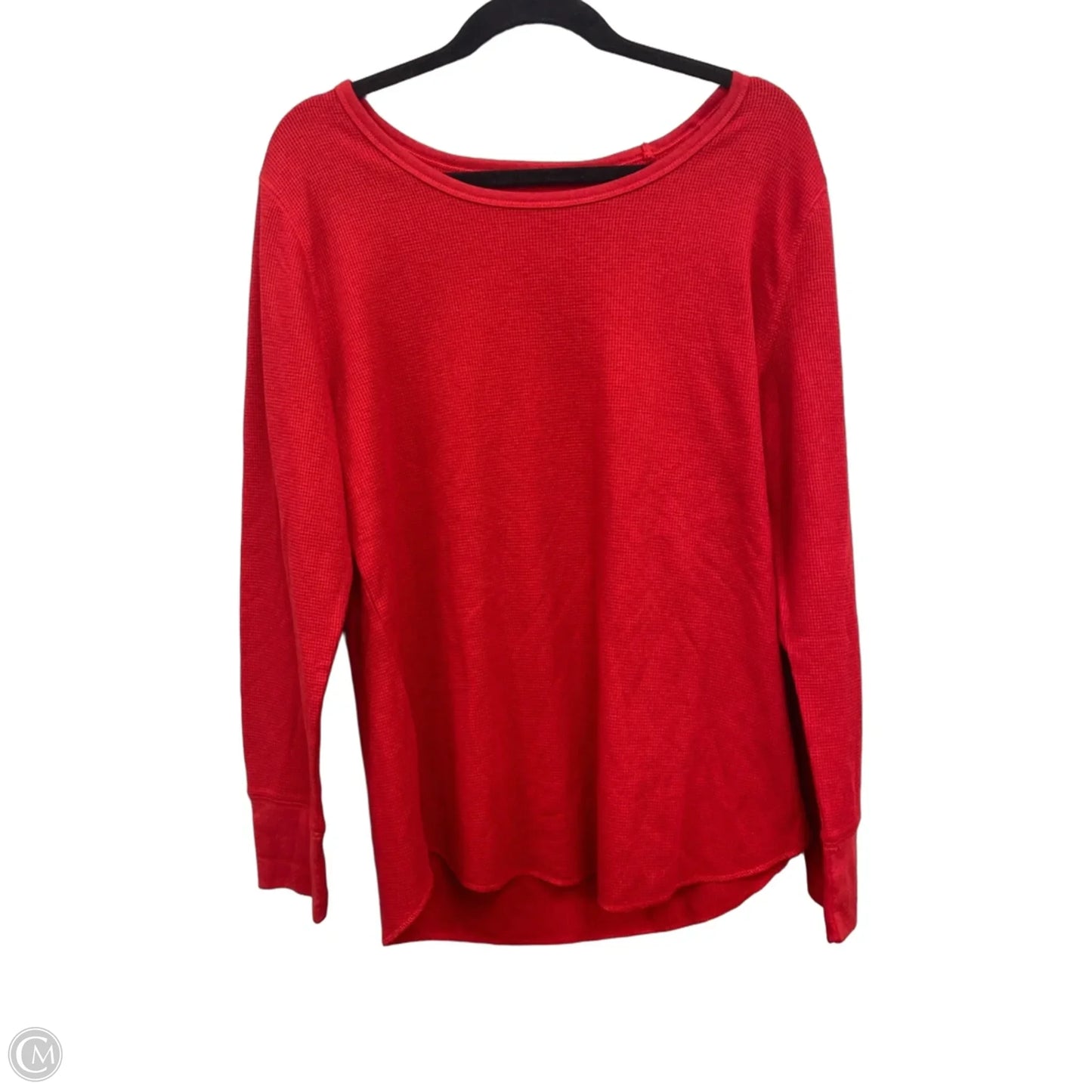 Top Long Sleeve By Old Navy In Red, Size: Xl
