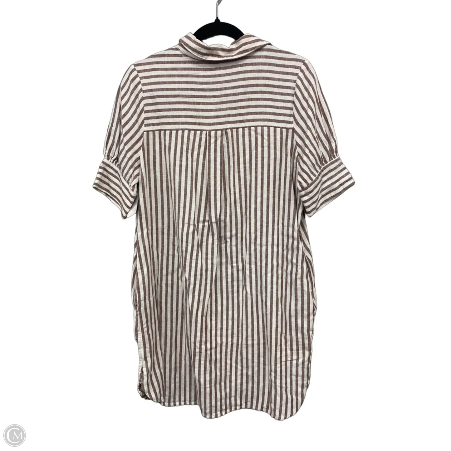 Dress Casual Short By Old Navy In Brown & Cream, Size: M