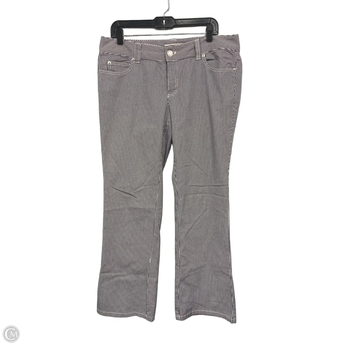 Pants Linen By Michael By Michael Kors In Black & White, Size: 12