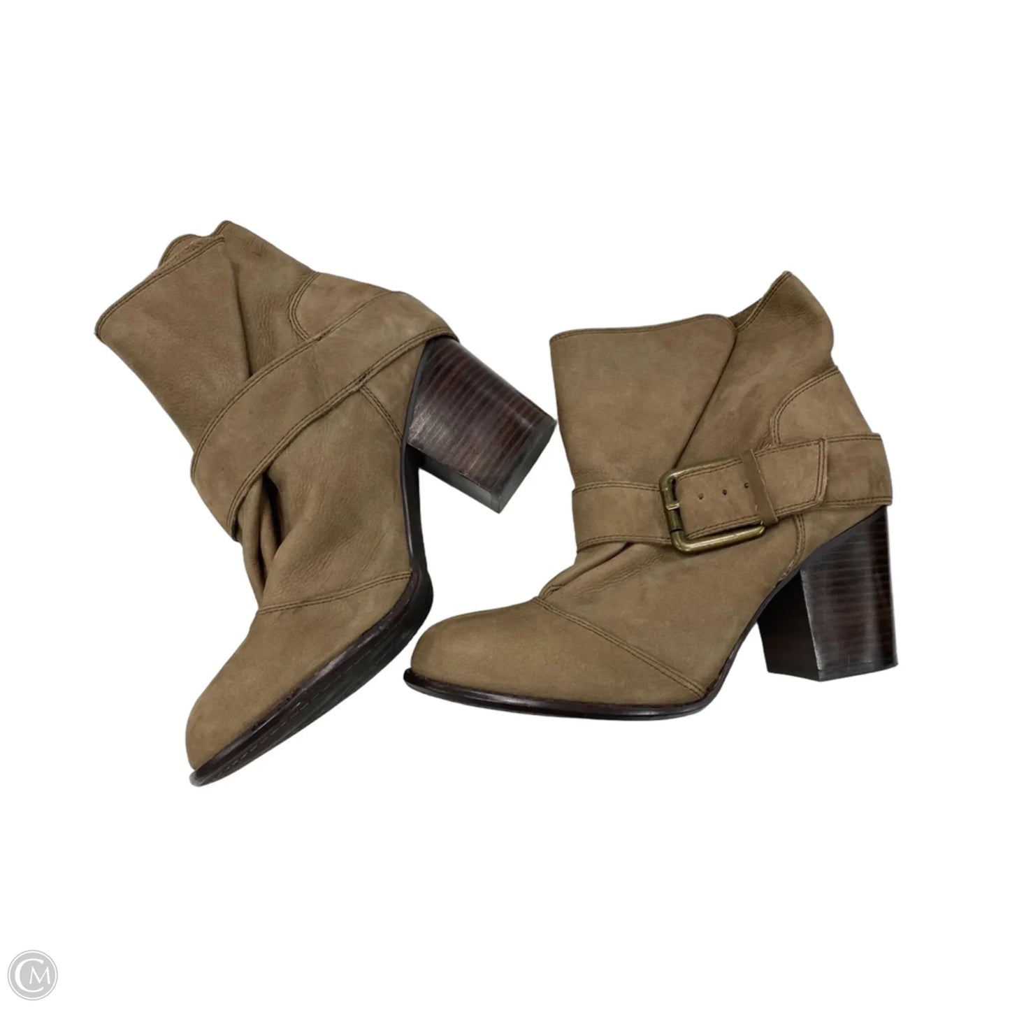 Shoes Heels Block By Splendid In Brown, Size: 9.5