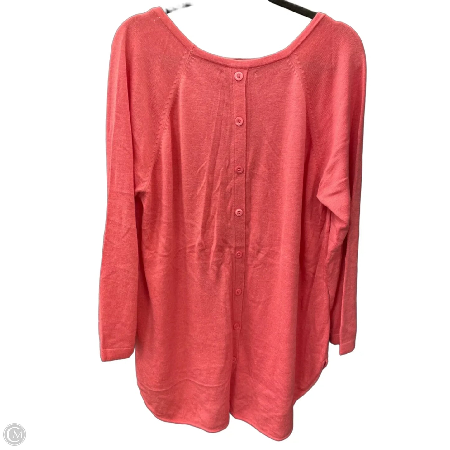 Sweater By Clothes Mentor In Pink, Size: 2x
