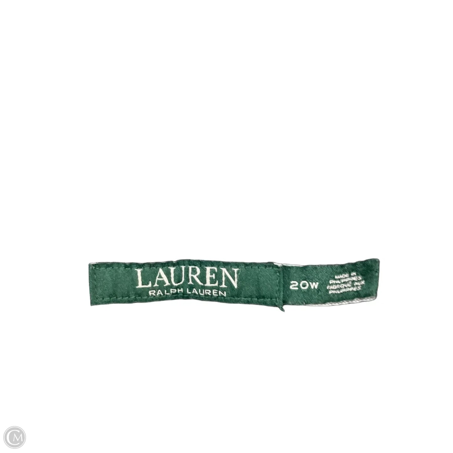 Pants Linen By Lauren By Ralph Lauren In Black, Size: 20
