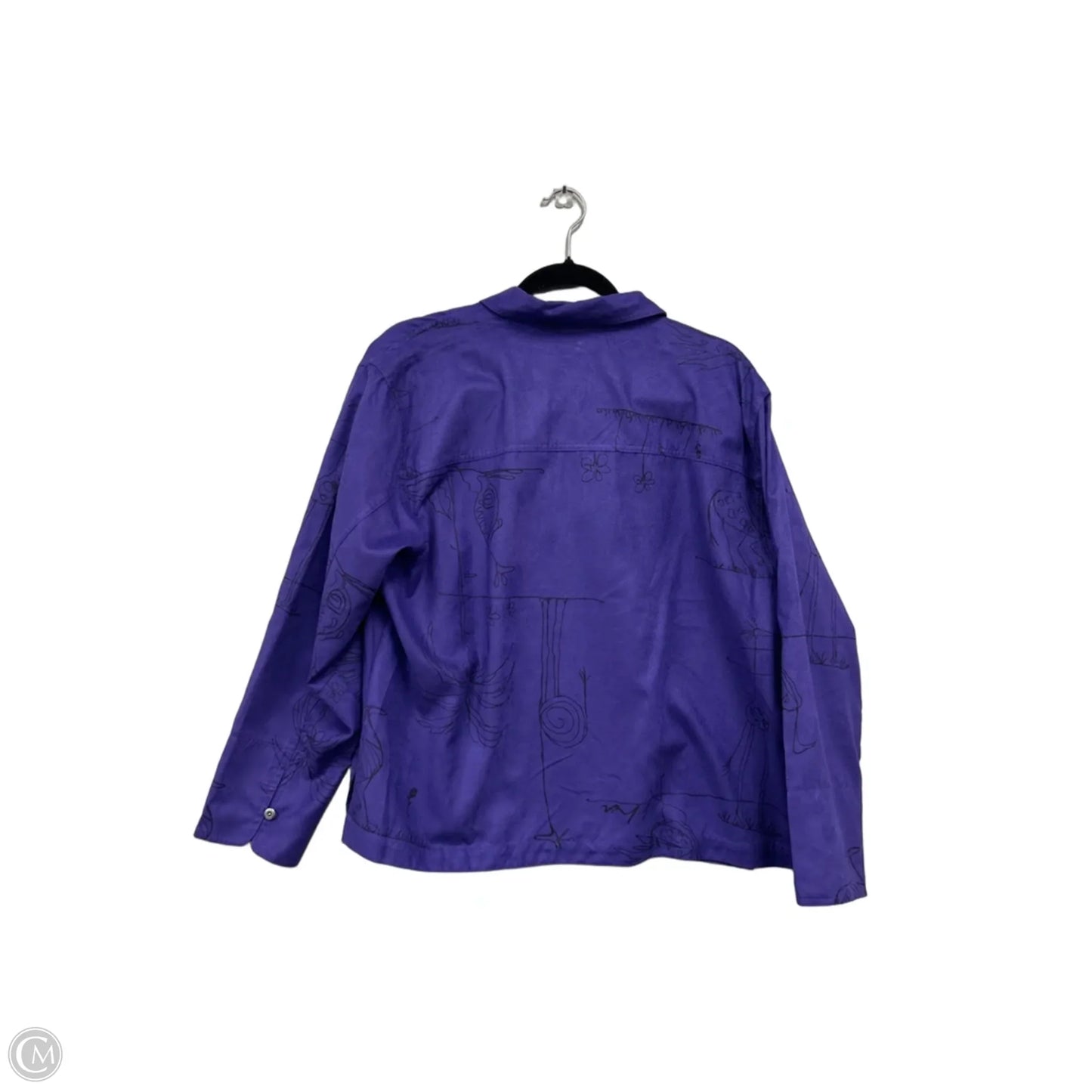 Top Long Sleeve By Chicos In Purple, Size: 2