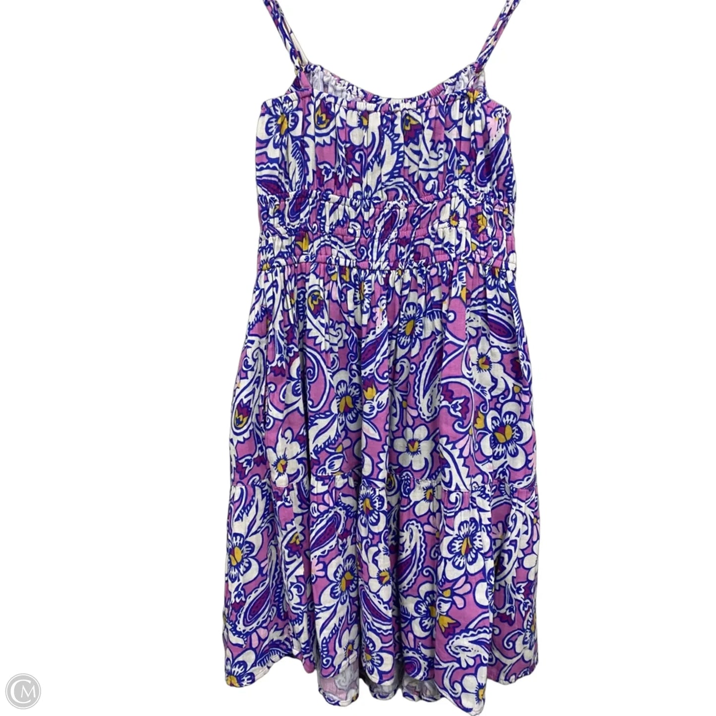 Dress Casual Short By Loft In Blue & Purple, Size: Sp