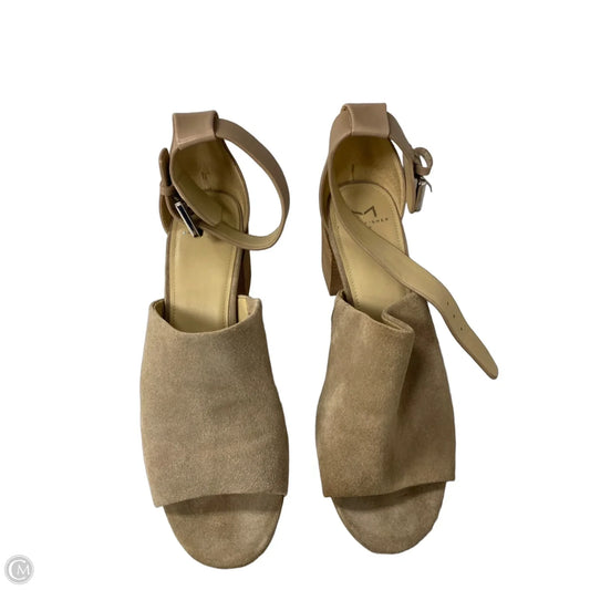 Shoes Heels Block By Marc Fisher In Tan, Size: 8.5