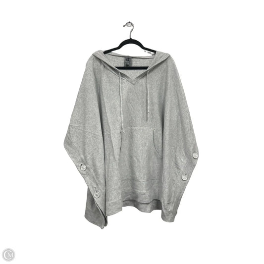 Poncho By Clothes Mentor In Grey, Size: Osfm