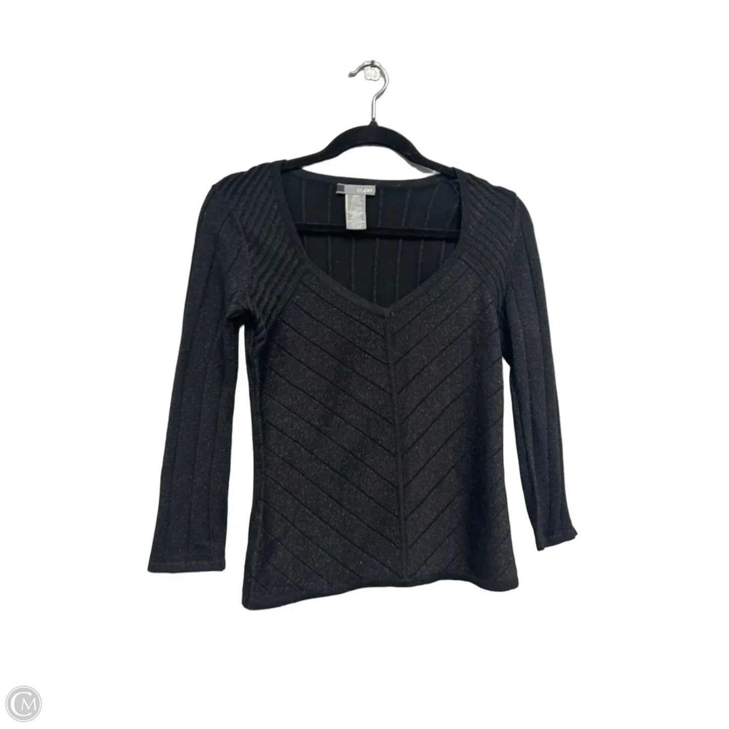Top 3/4 Sleeve By Cupio In Black, Size: Xs