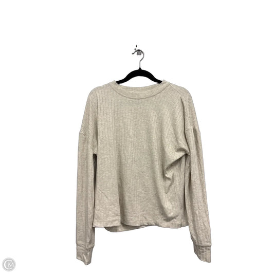 Top Long Sleeve Basic By Vineyard Vines In Cream, Size: Xl